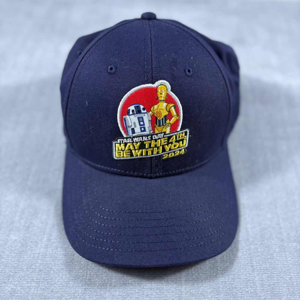 Star Wars Hat Unisex OS Navy Blue May The 4th Be With You 2024 Snapback Droids